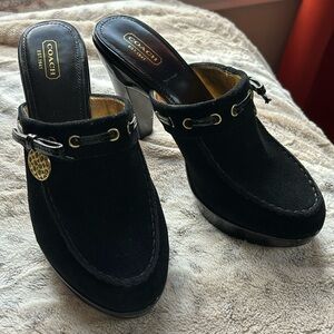 Coach mule shoes